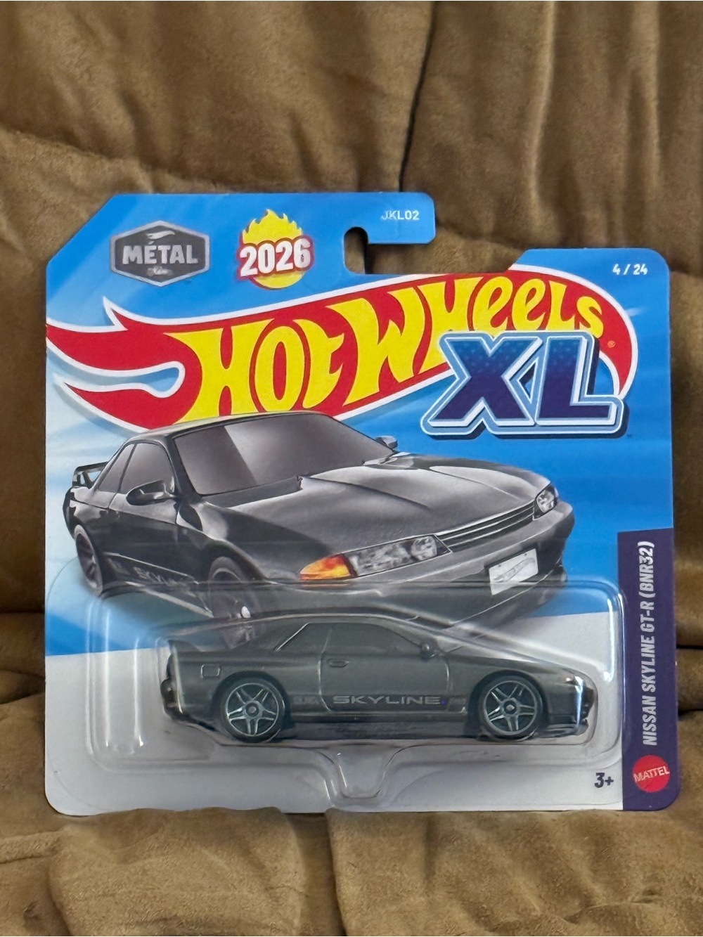 Hot Wheels XL Nissan Skyline GTR Die-Cast Toy Car - Gray